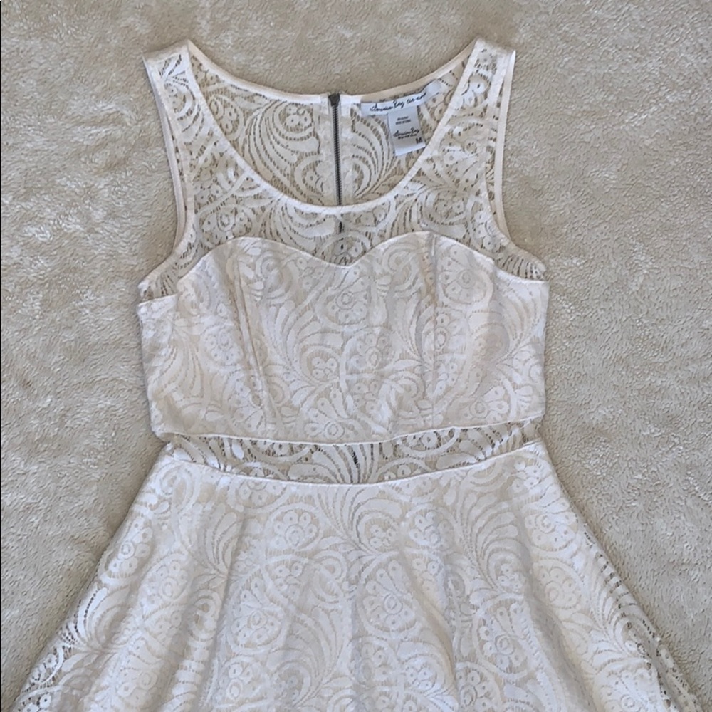 American Rag Lace Zip Up Back Dress